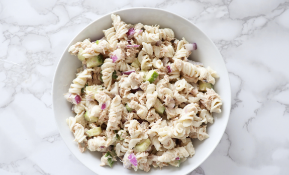 Salade de pâtes au thon