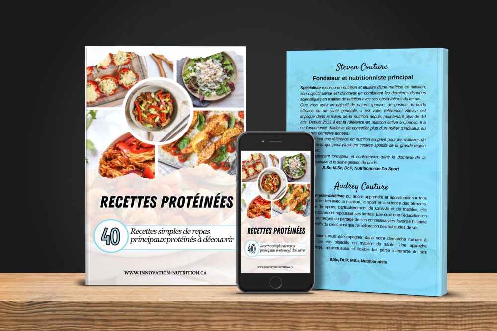 Ensemble de nos 5 eBooks : Déjeuners protéinés "Tome 1" et "Tome 2", Les Smoothies protéinés et les Recettes protéinées "Tome 1" et "Tome 2"